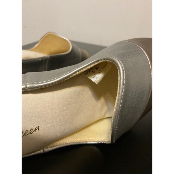 DANIEL GREEN Tri Color House Slippers sz. 5 - Picture 6 of 7